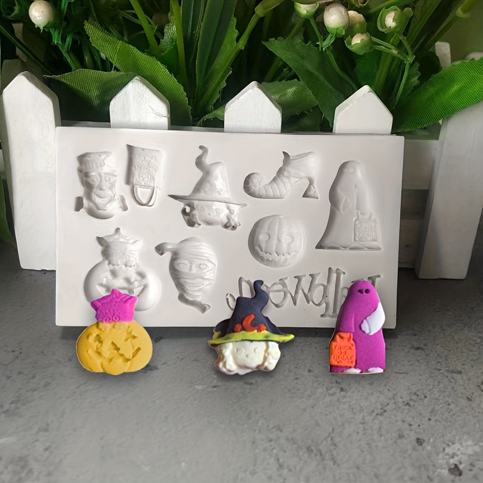 3D Poisonous Mushroom Silicone Mold Halloween Chocolate Fudge