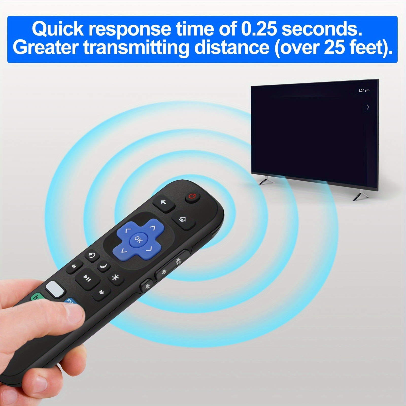 Mando a distancia de repuesto universal compatible con TCL 4K UHD LED Smart  TV 4 5 6 Series