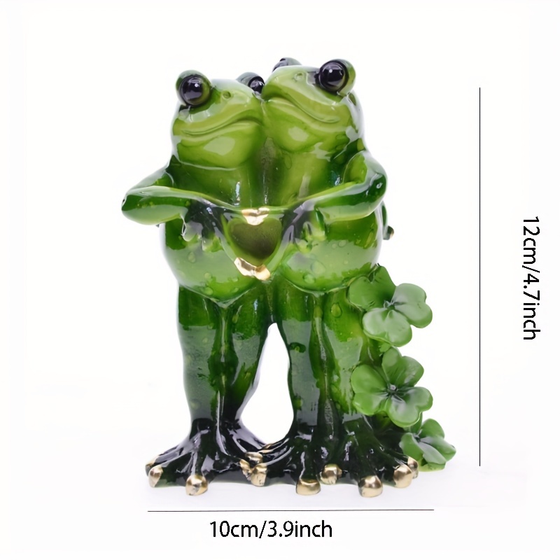 Figurines Frogs Home, Fish Tank Flower Pot