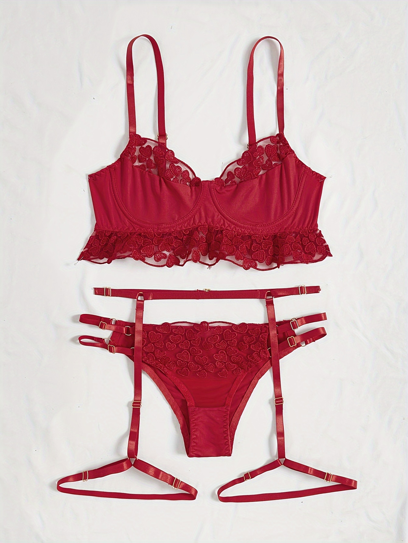 Sexy Lingerie for Women Bra+Briefs Set Erotic Underwear Lace