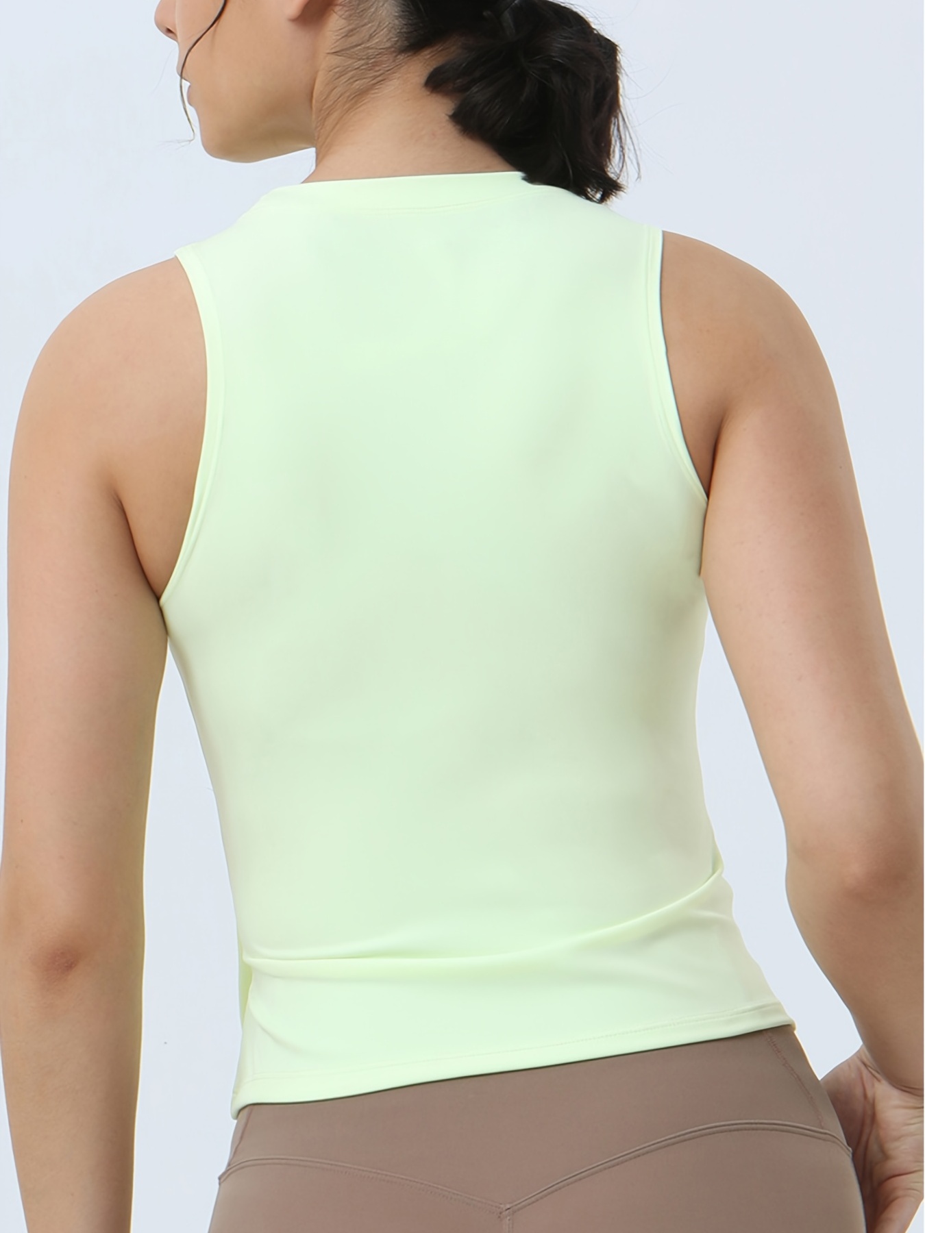 Slim Green Yoga Tank Tops & Sleeveless Shirts.