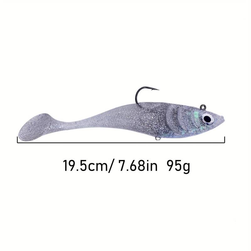 Leurres Souples De Pêche - Lot De 10 (5 Grands + 5 Petits) - Pour Perche, Truite, Brochet, Bar