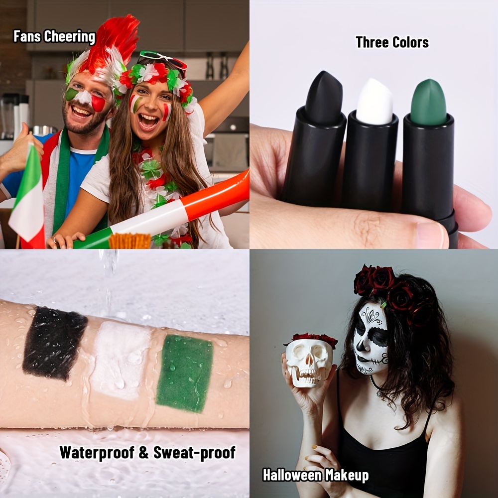 Black Eye Stick Waterproof Sweatproof for Sports Face Body Paint Stick  Reduce Distraction From Bright Light - China Face Lip Eye Halloween Makeup  and Lipstick price