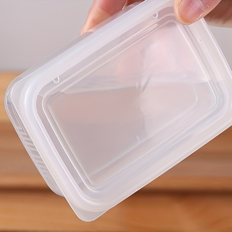 Conjunto de 3 cajas de almacenamiento de plástico con tapa - Temu