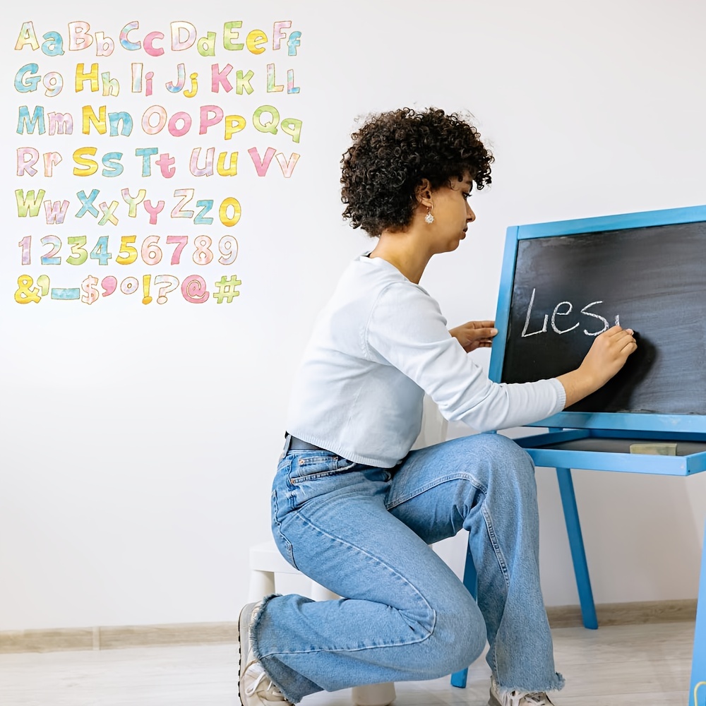 216 Pcs Boho Bulletin Board Letters Poster Board Letter Classroom  Chalkboard Decor 4 Inch Welcome Letters Combo Alphabet Numbers Punctuation  Symbol Cutouts with Adhesives Letters for Bulletin Board - Yahoo Shopping