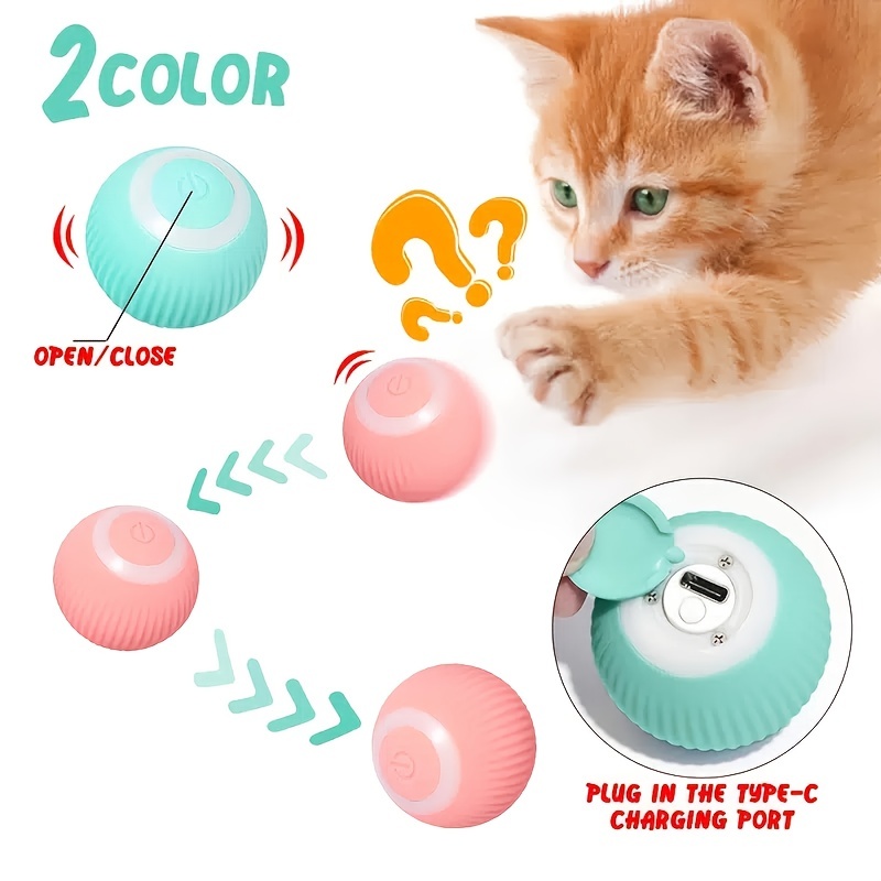Automatic Dog Toys Smart Puppy Ball Toys For Cat Small Dogs Funny