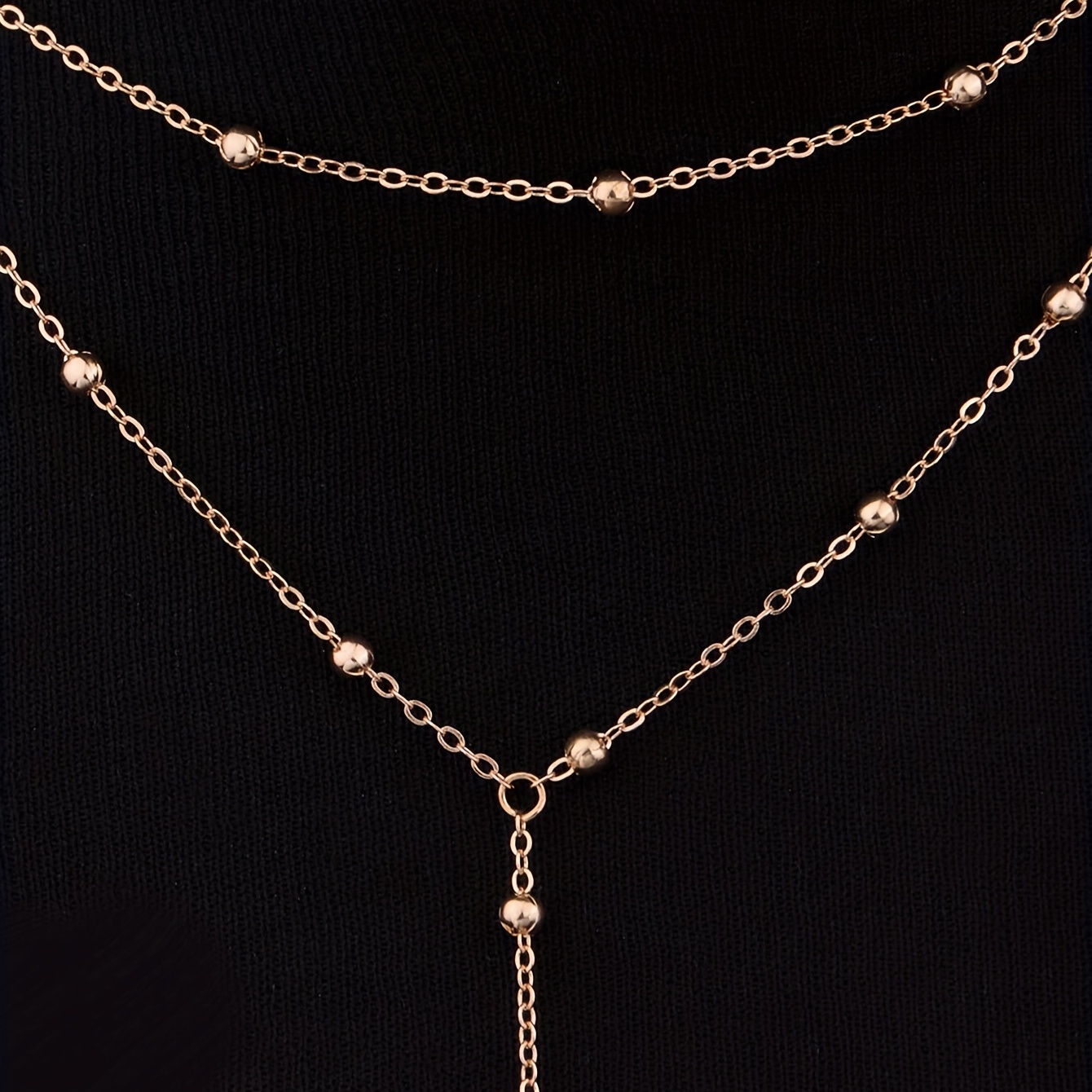 Sexy Golden Halter Chest Chain for Women