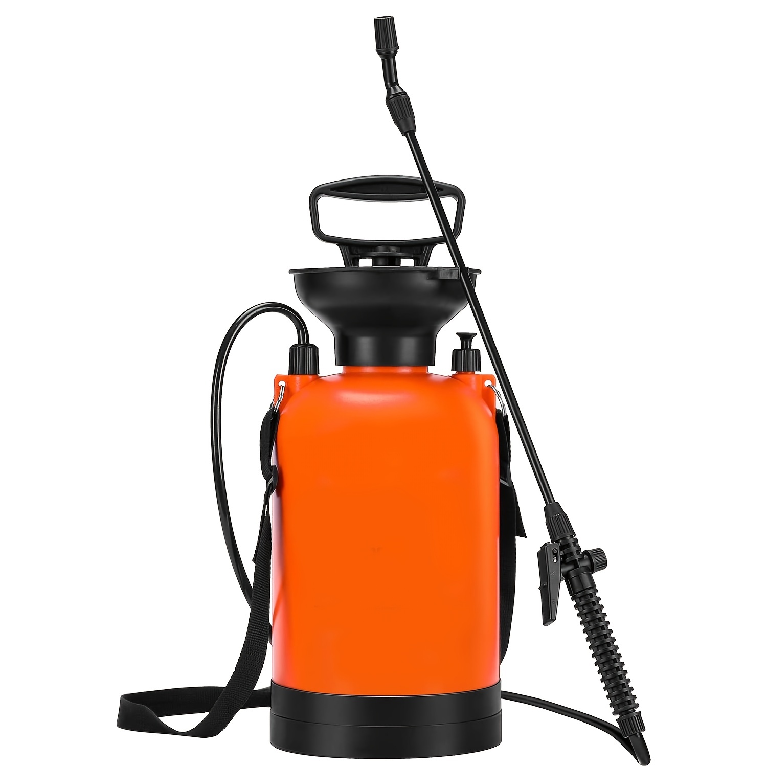 Pulverizador eléctrico de 1.35 galones/5L, pulverizador eléctrico a batería  con mango rociador de bomba rociador portátil de jardín con varita
