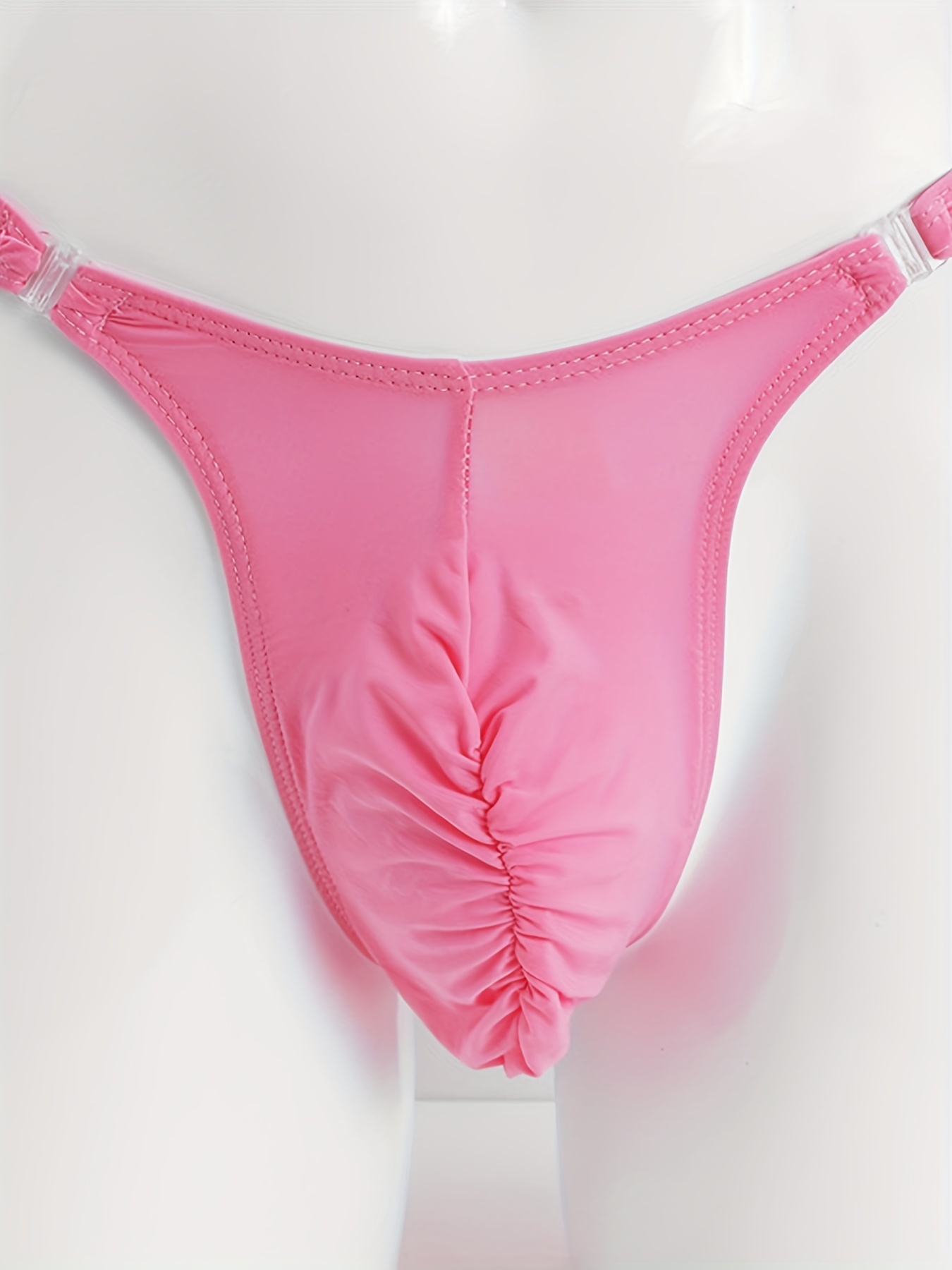 Women Transparent Mesh Panties See Through Ice Silk Briefs Lingerie Sexy 