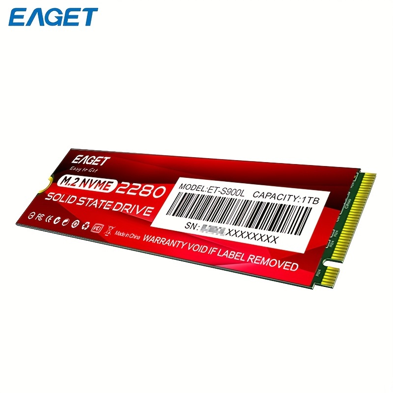 Eaget S900l M.2 Nvme Pcie 3.0 2280 1to 512go 256go 128go Ssd