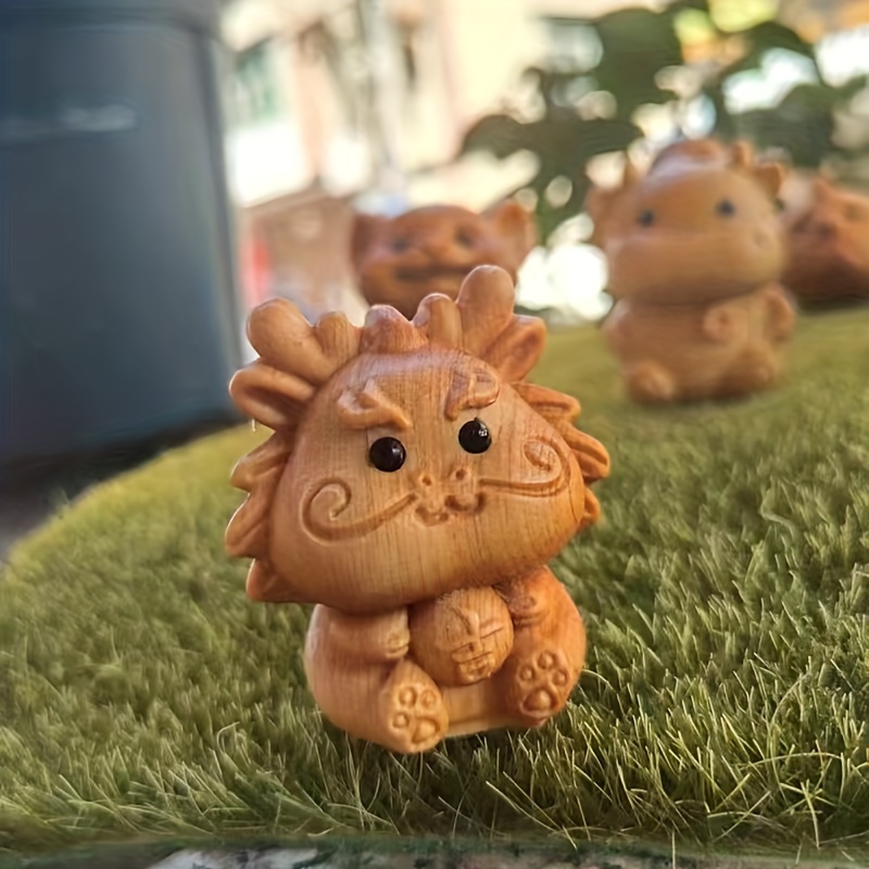 黄楊精細彫刻十二支縁起置物「座る犬」【整理番号:N23】 黄楊精細彫刻十二支縁起置物「座る犬」【整理番号:N23】 【公式通販】