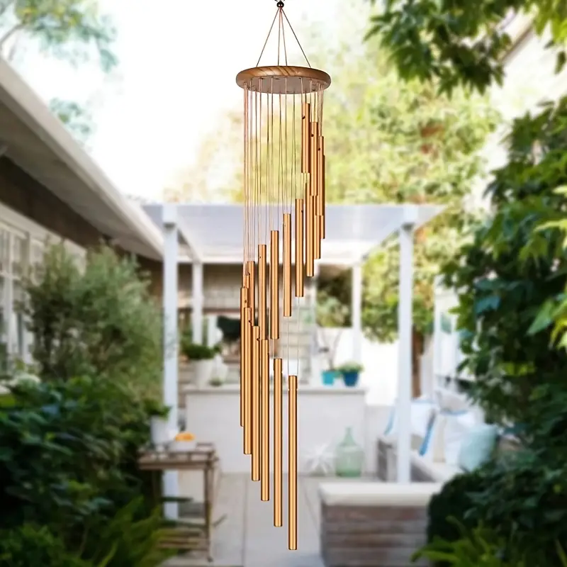 Nordic Classic Handcrafted Wind Chimes 18 Tubes Metal Wind - Temu Canada