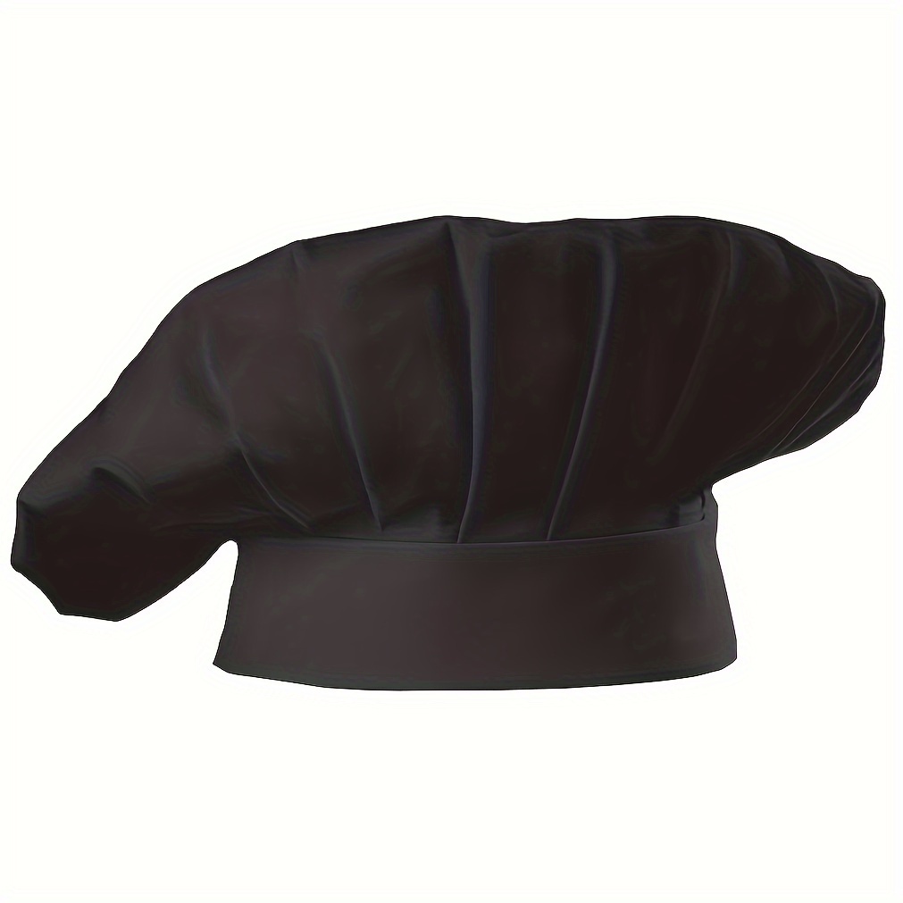 Temu 1pc Chef Cotton Cloth Hat, Work Clothes Work Hat, Hotel Kitchen Restaurant Canteen Chef Hat, Baking Shop Cake Hat