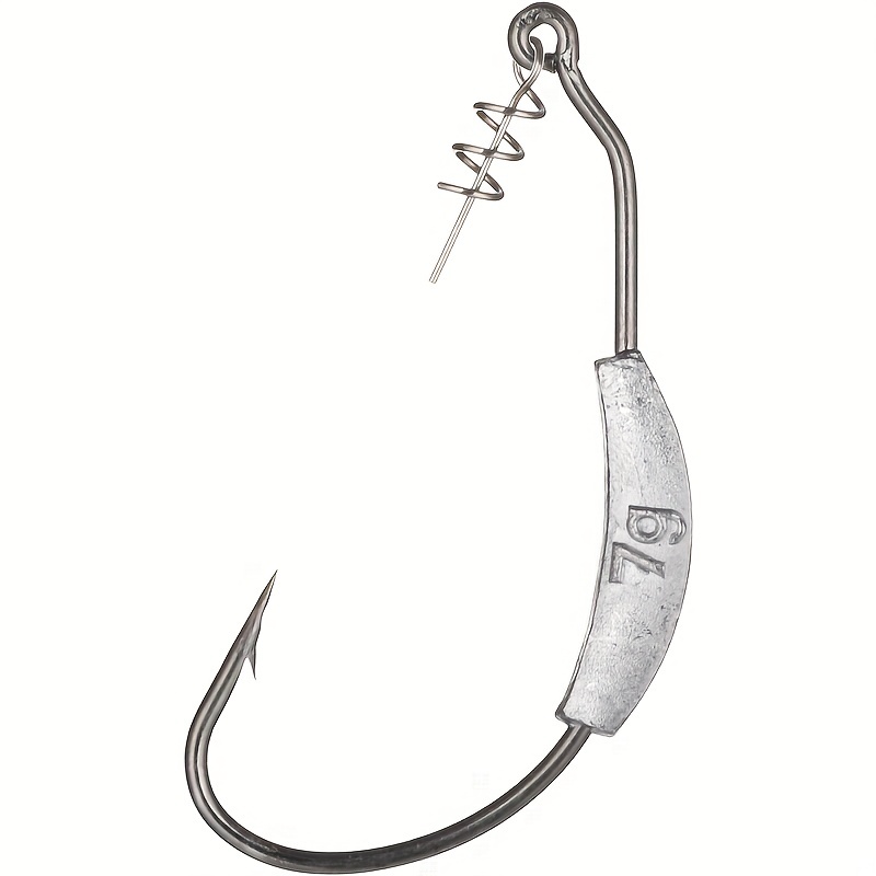 Premium Black Nickel Crank Hook Soft Lure Bass Fly Fishing - Temu