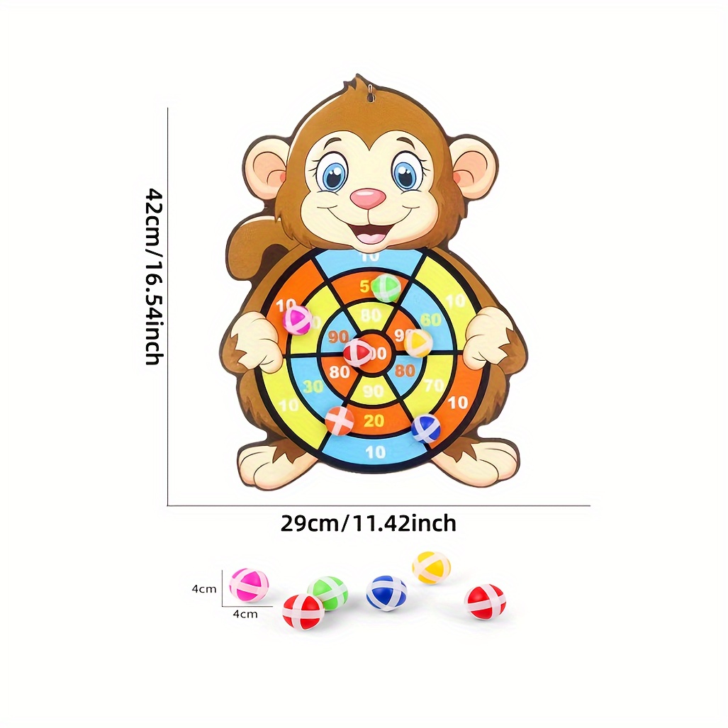 Sticky Ball Dart Board Game Family Party Fun