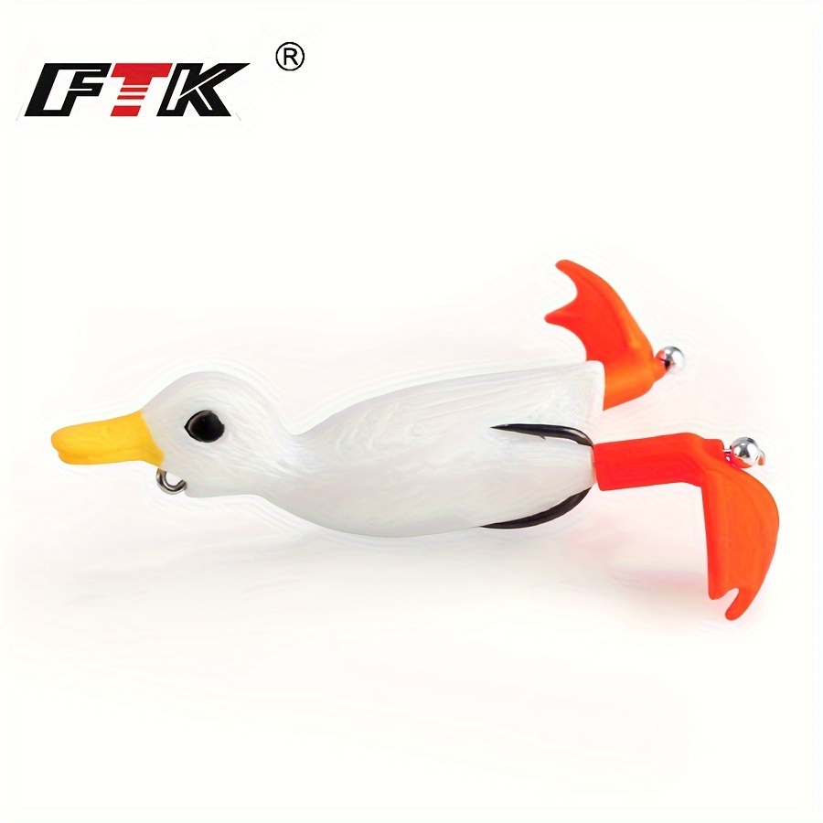 Ftk Bionic Duck Flipper Fishing Lure Realistic Design - Temu