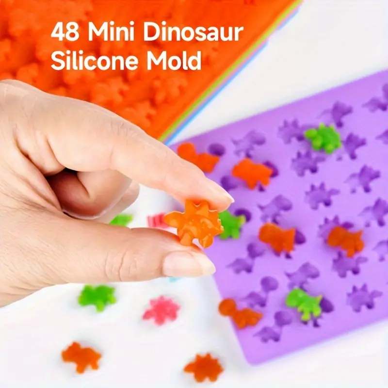 Dinosaur Gummy Molds, Gummy Bear Mold, Mini Silicone Candy Mold
