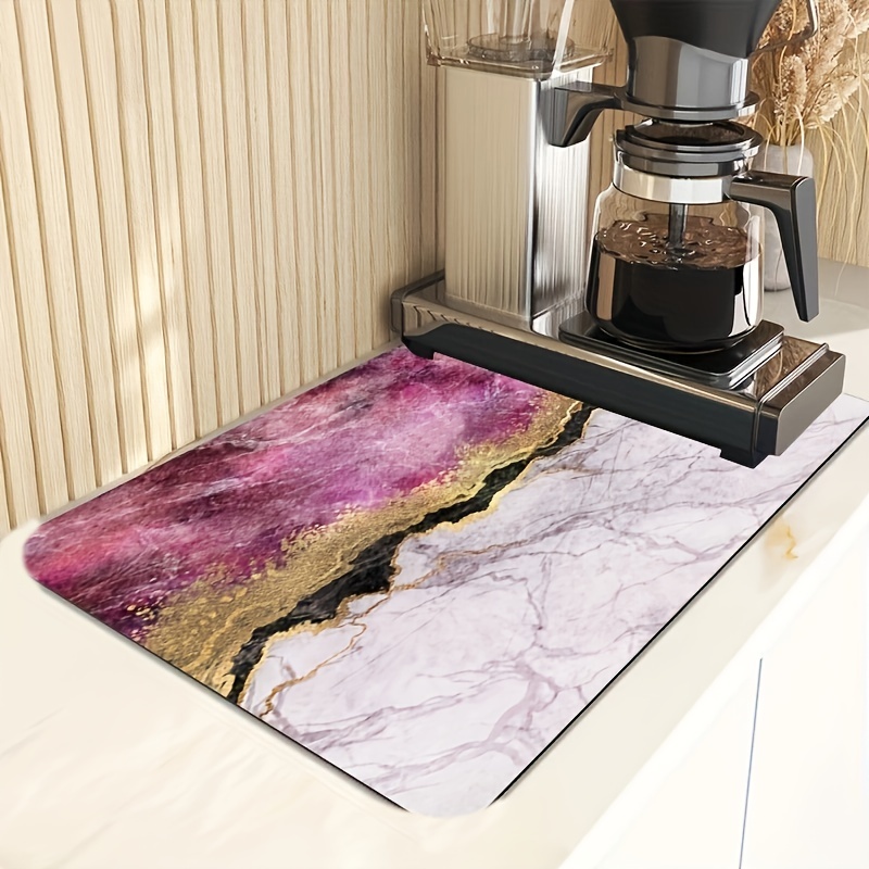 Draining Mats For Kitchen And Countertops Coffee Mats - Temu