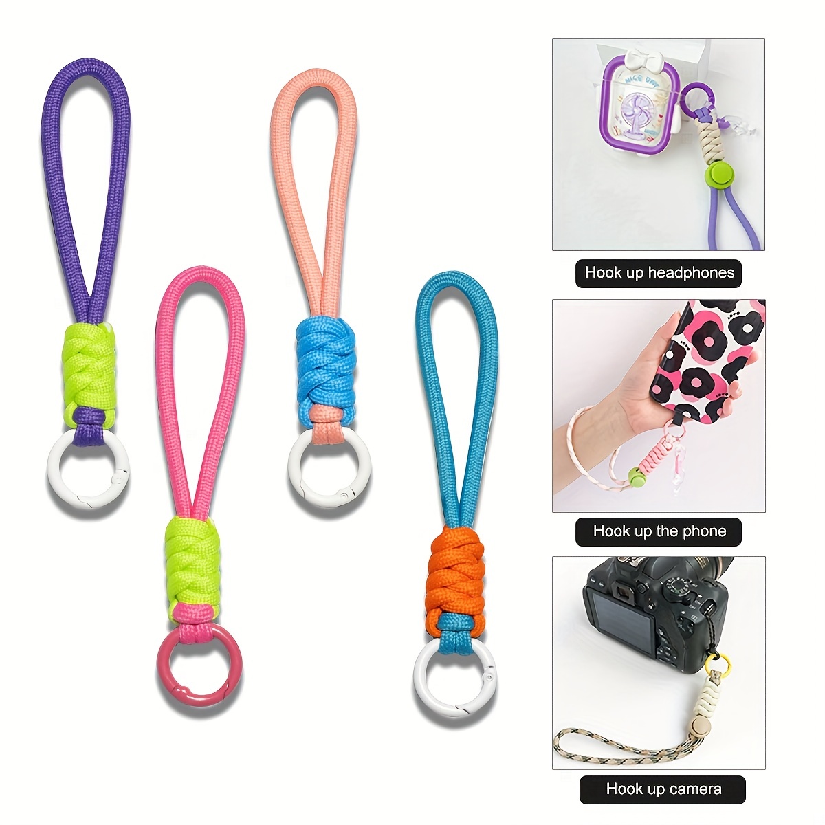 Short Lanyard with Carabiner, Embroidered patches manufacturer