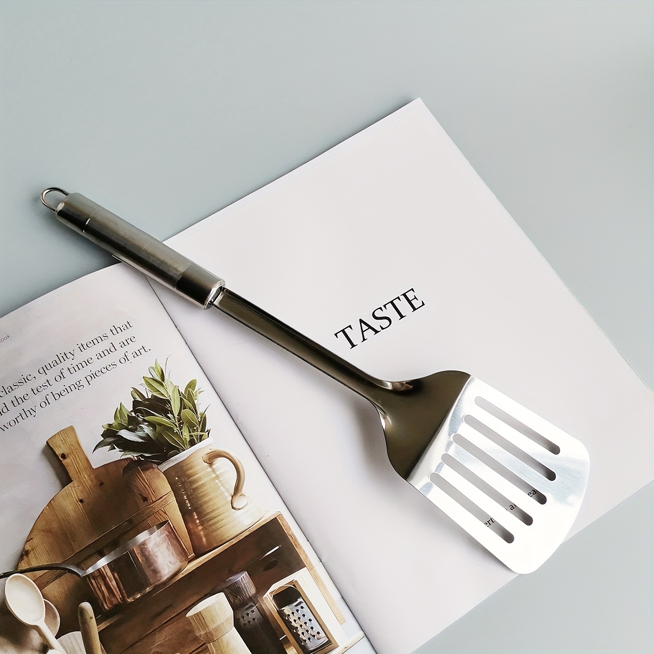 Flexible Stainless-Steel Slotted Spatula