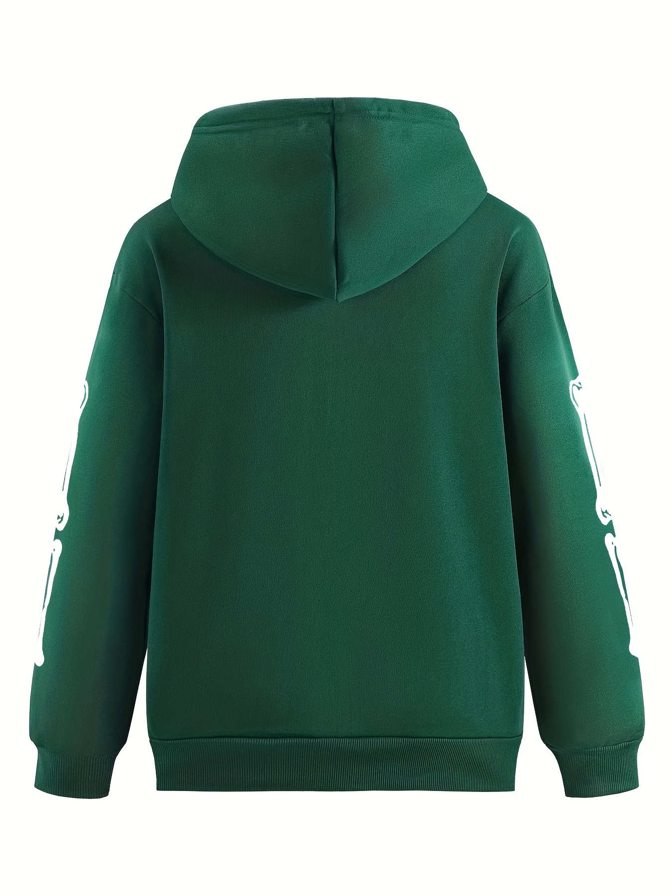 Women's Long Sleeve Hoodie Dark Green