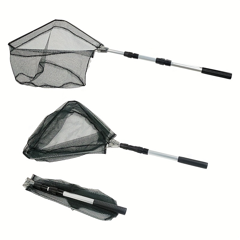 Telescoping Fishing Net Portable And Extendable With Pole - Temu