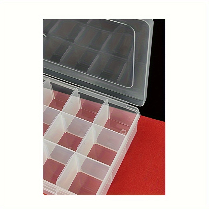 Large Clear Plastic Storage Box Organizer Adjustable - Temu