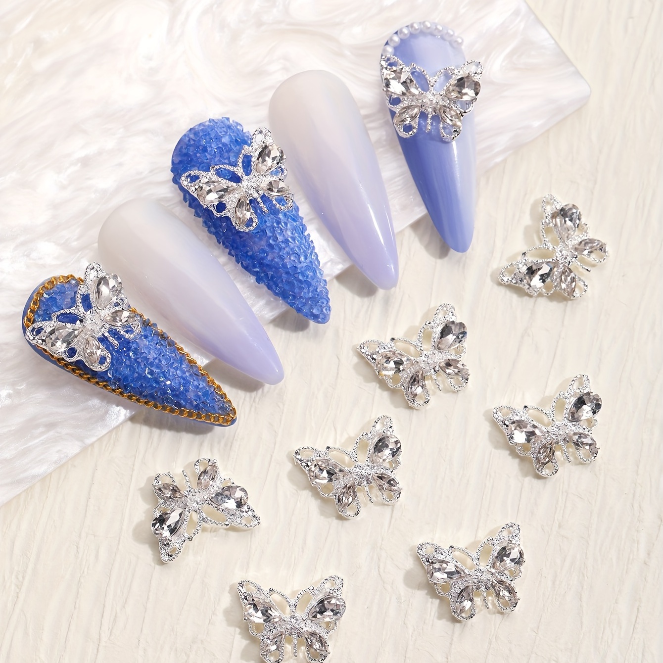 Butterfly Nail Charms - Temu