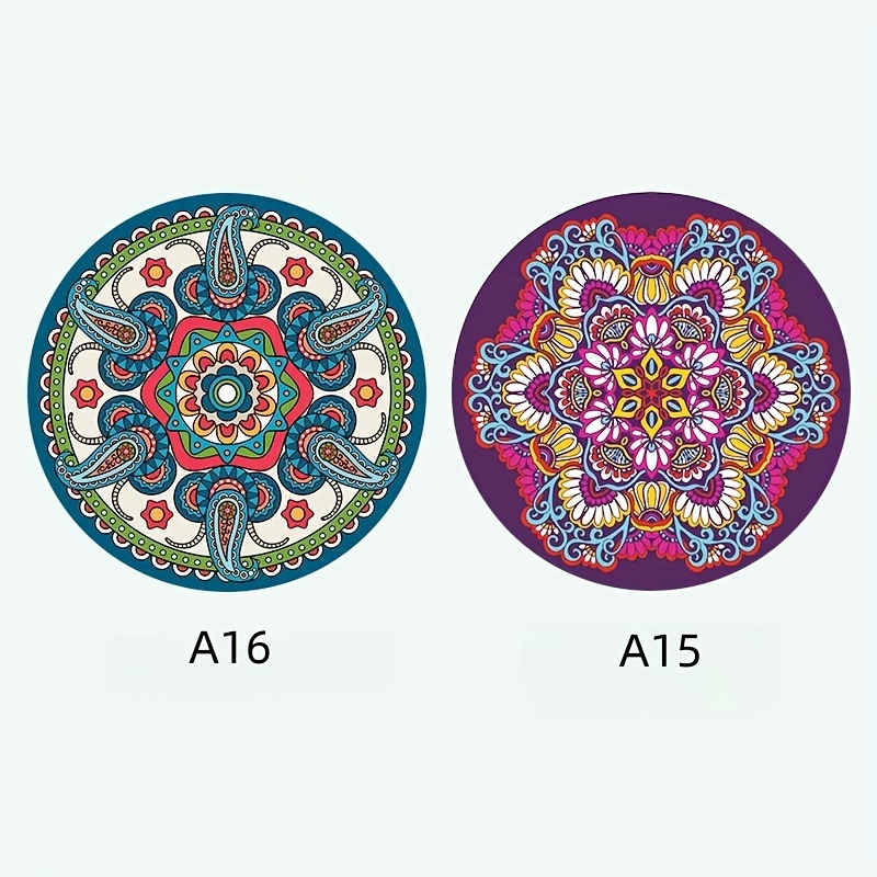 Mandala Pattern Coaster Heat Insulation Mat Anti scald Anti - Temu