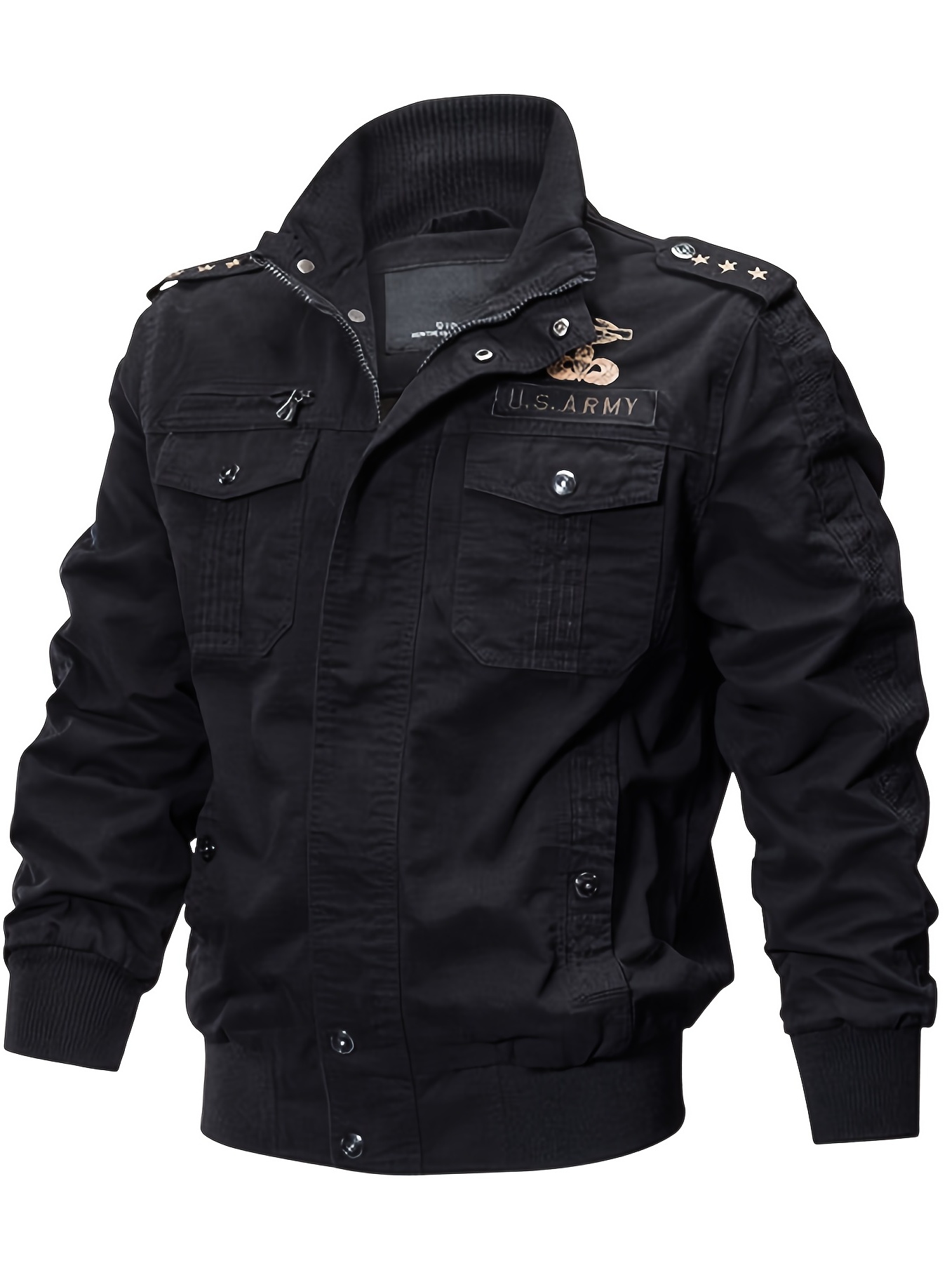 Buy KEFITEVDMen's Spring Cotton Windbreaker Jacket Autumn Windproof Bomber Cargo  Jackets Outwear Coat Online at desertcartSouth Africa