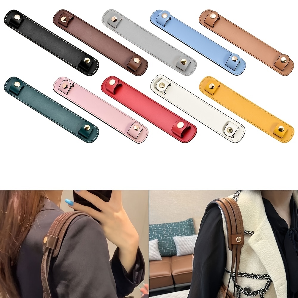 Leather Bag Strap Decompression Shoulder Pads Handle Fixing Clip Bag  Accessories 