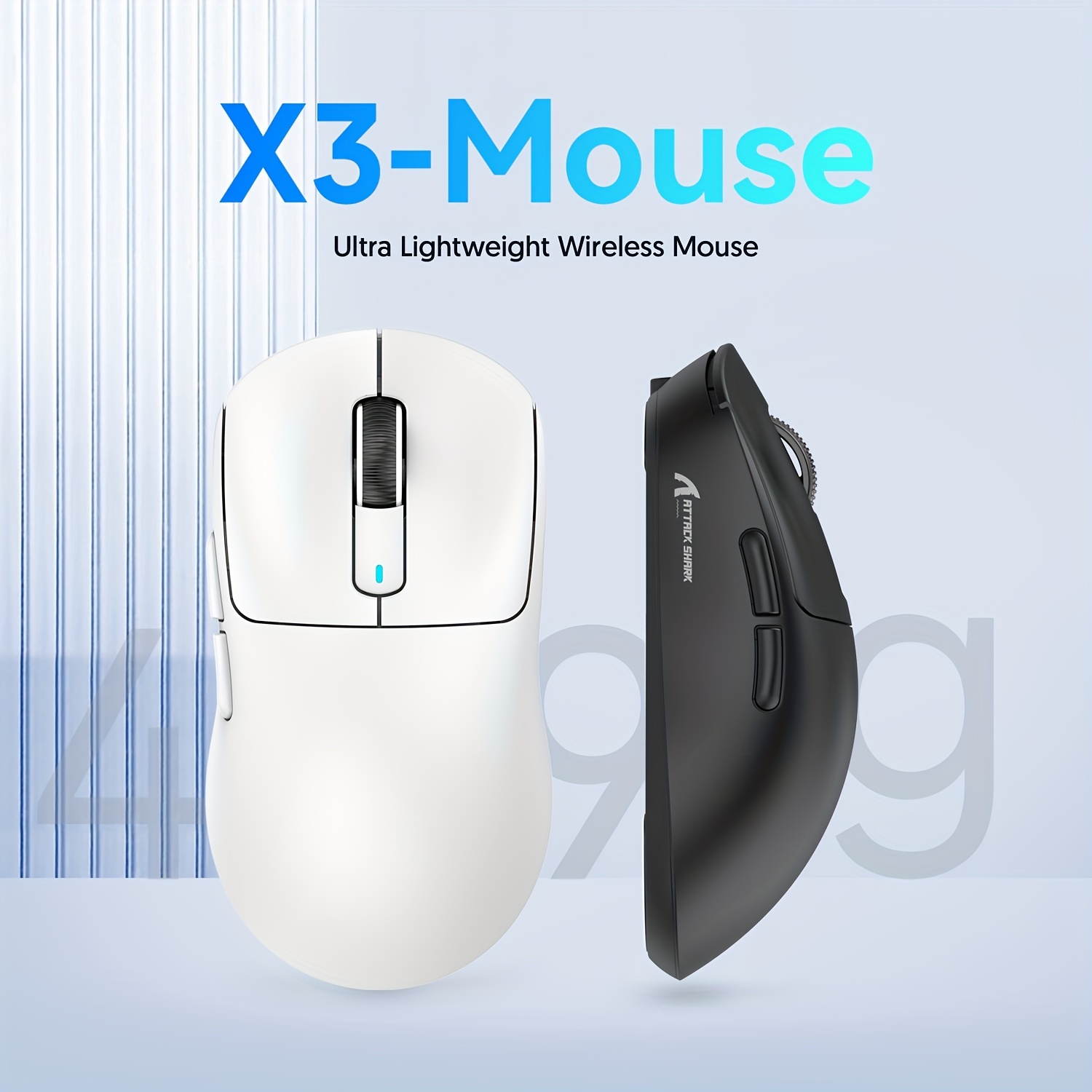  ATTACK SHARK X6 Lightweight Wireless Gaming Mouse