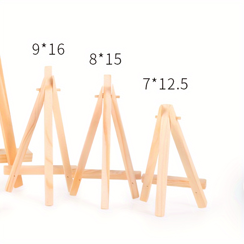 Wooden Display Mini Easel Desktop Tripod Small Easel New - Temu