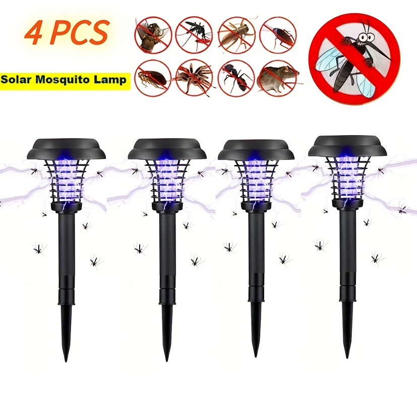 

Solar-powered Bug Zapper And Mosquito Killer Light For Indoor And Outdoor Use