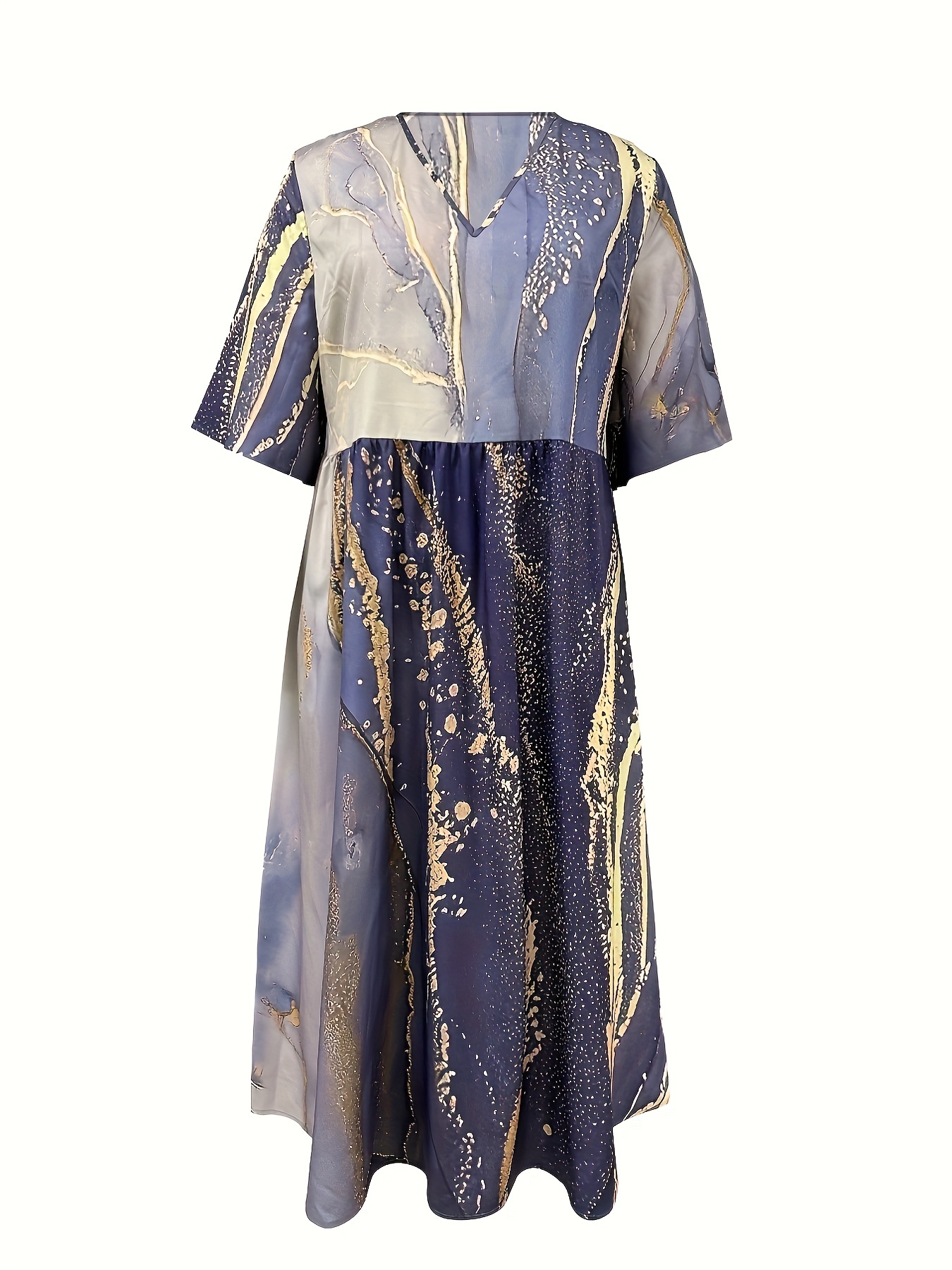 Plus Size Boho Dress Women's Plus Paisley Mandala Print - Temu