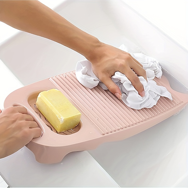 Portable Laundry Washboard Non Slip Washboard Plastic Hand - Temu