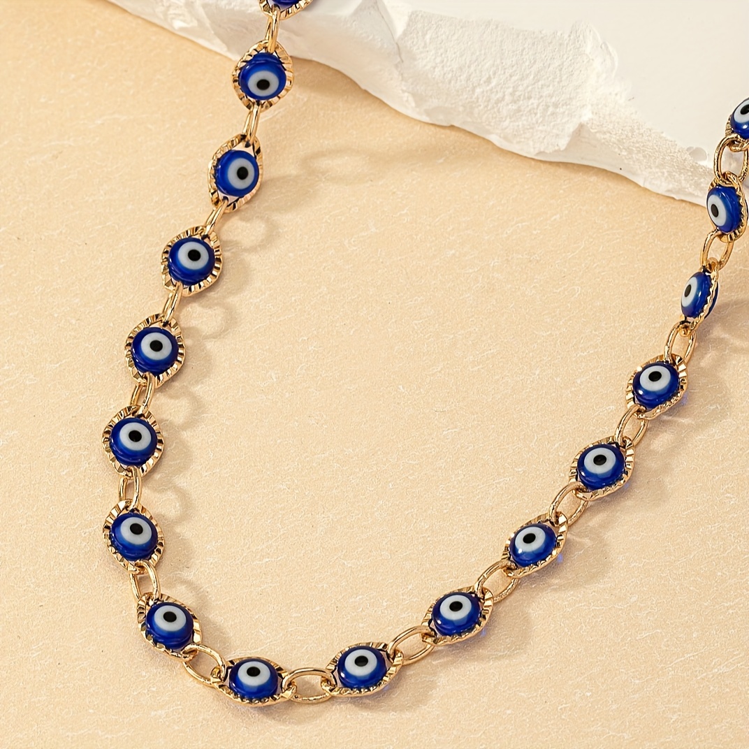 Evil's Eye Collar Choker Lucky Protection Evil Eye Neck Jewelry