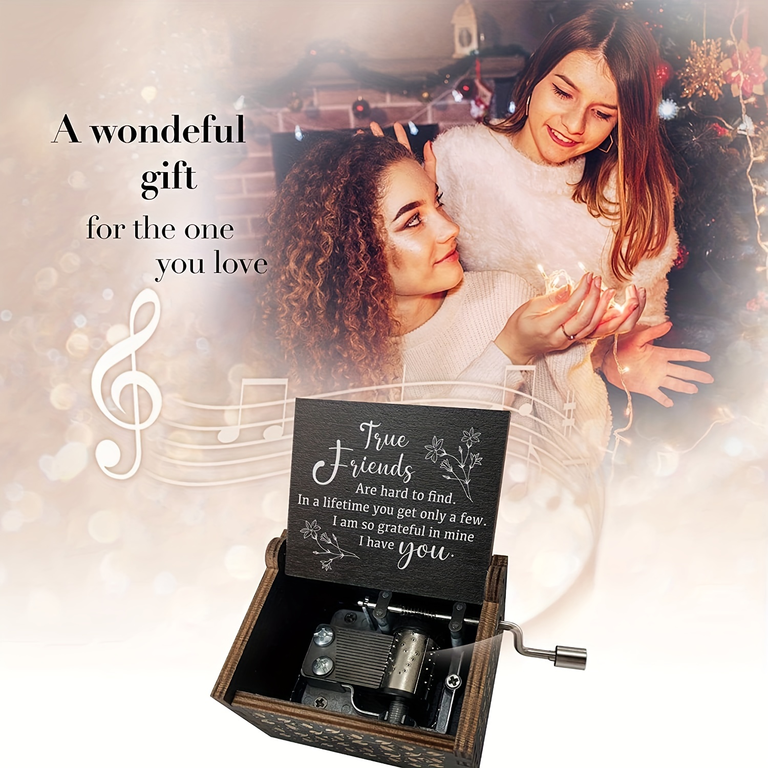 Gifts for Best Friend Wooden Picture Box