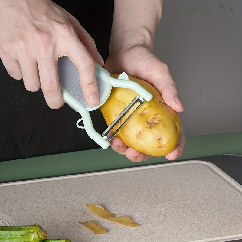 1pc Random Color Fruit Peeler With Storage Box, Multipurpose Stainless  Steel Vegetable Peeler For Apples, Potatoes, Etc.