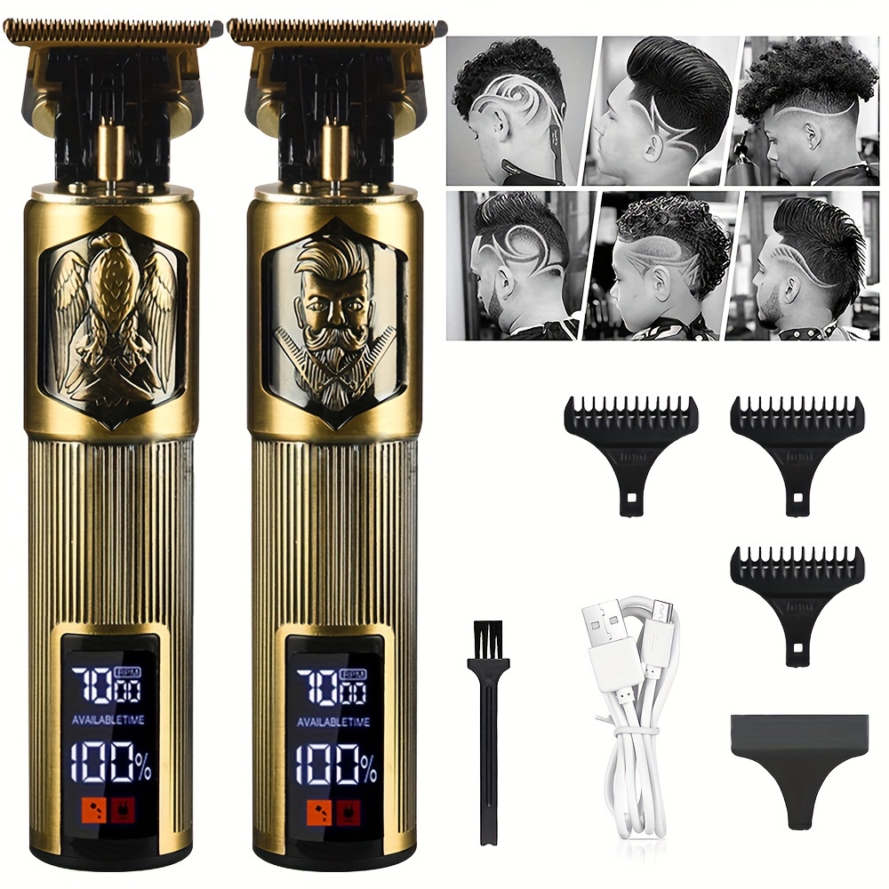 Comprar Cortadora de pelo para hombres, Máquina para cortar cabello  profesional, afeitadora de barba, Afeitadora eléctrica, USB, barbería