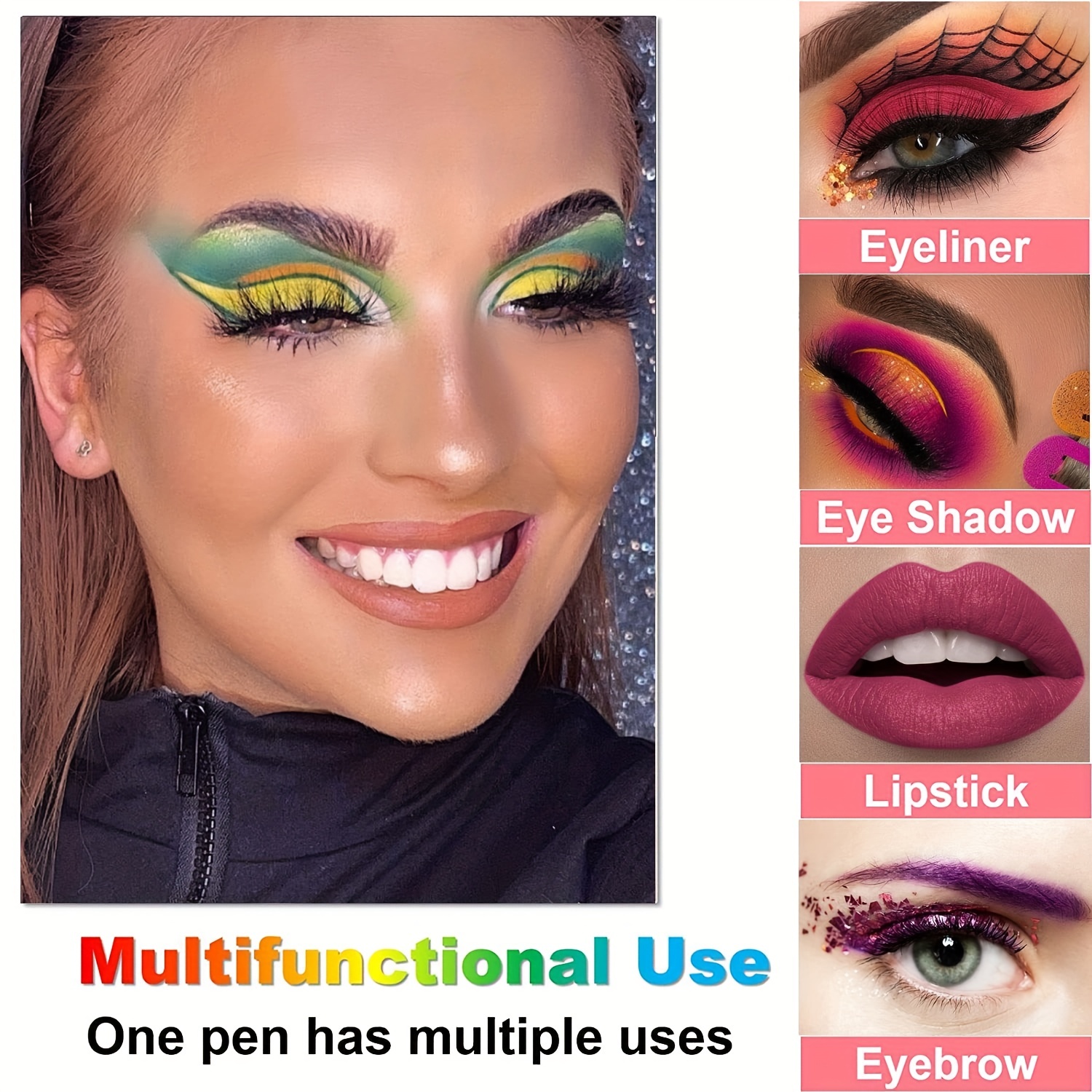Waterproof Smoked Punk Gothic Eyeliner Halloween Makeup