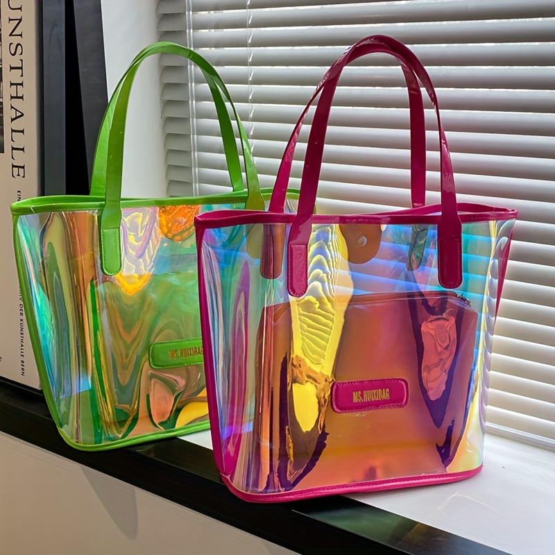 Mcm top hologram bag