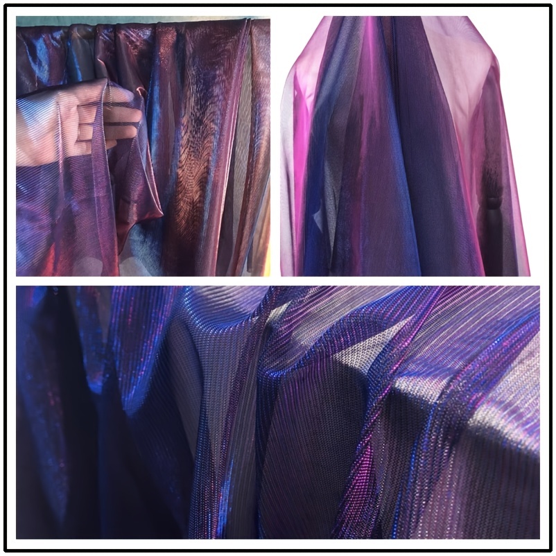 Multi color Slide Wire Metallic Fabric Pressed Pleated - Temu