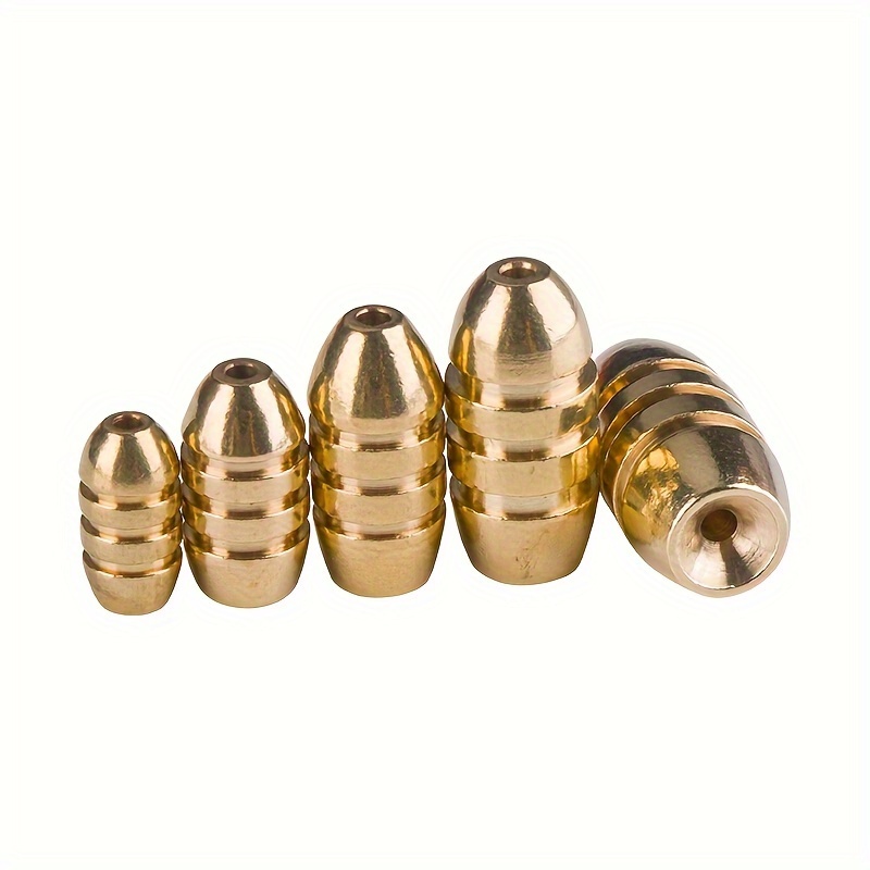 Threaded Copper Fishing Sinkers, High Quality Fast Sinking