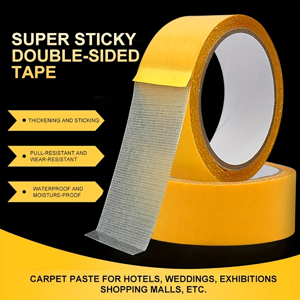 High Adhesive Strength Mesh Double-Sided Duct Tape, Carpet Tape