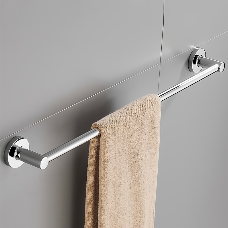 CAXIMSY Toallero de 22.8 pulgadas para baño y lavabo con barras de toalla  de montaje en pared, acero inoxidable 304, sin taladro, estante de soporte