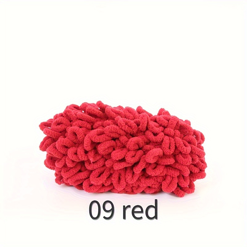 Chenille Chunky Looped Yarn For Kniting And Crocheting - Temu