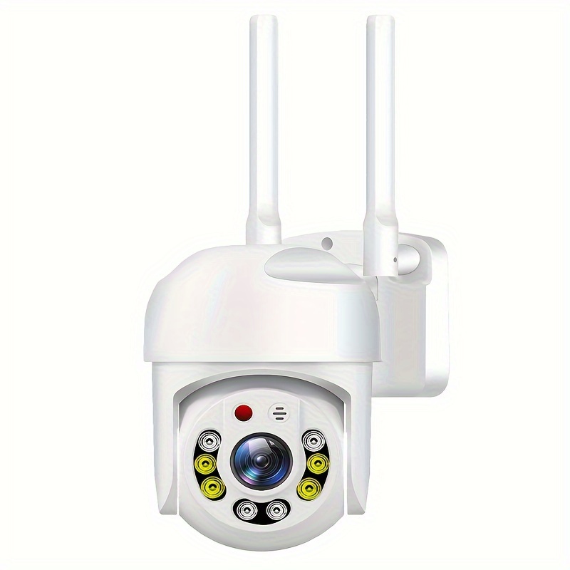 Wewoo - Caméra IP WiFi Q10 Extérieur Téléphone Mobile Étanche Rotation à  Distance Sans Fil WiFi 10 Lumières IR Vision Nocturne HDSupporte la  Détection de Mouvement Vidéo / Alarme et EnregistrementPrise UE 