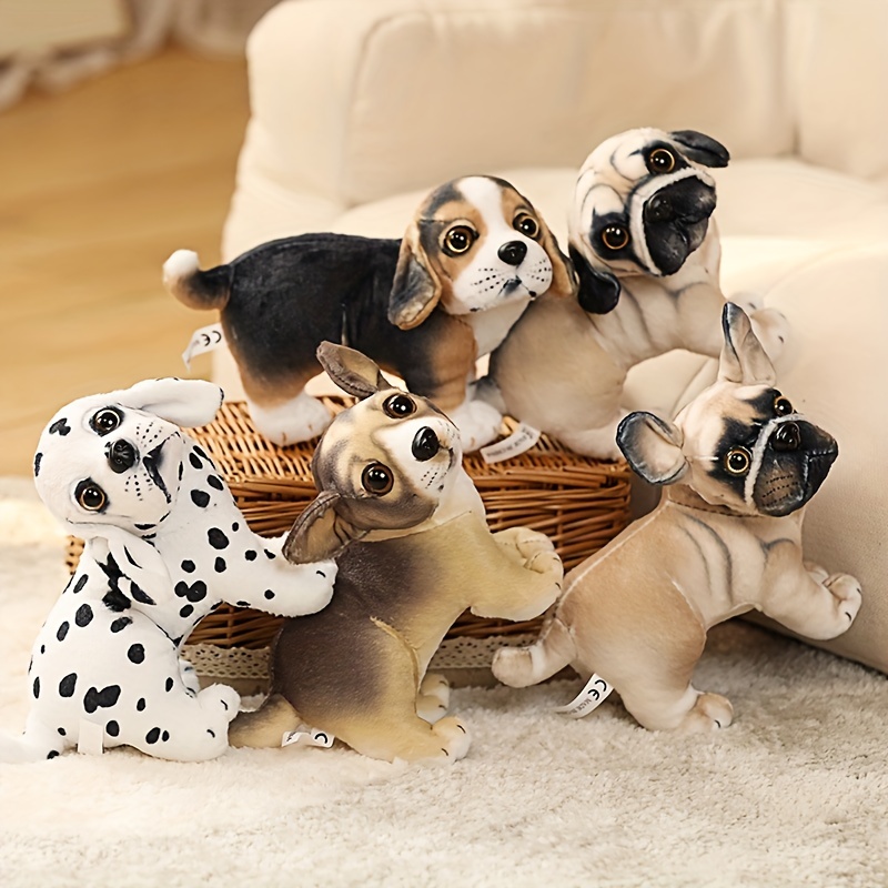 Sitting Lifelike Dog Stuffed Animal Plush Toys