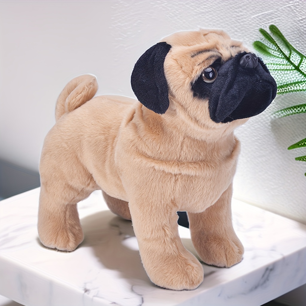 Pug Dog Stuffed Animal Funny Cuddly Puppy Plush Toys For - Temu